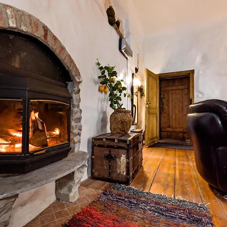 Historical Two-bedroom With Sauna, Jacuzzi And Fireplace Apartment *
