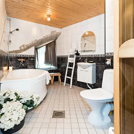Historical Two-bedroom With Sauna, Jacuzzi And Fireplace Apartment